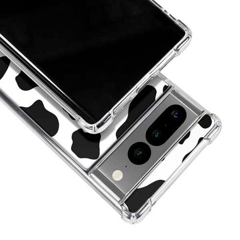 Cow Pattern Animal Print Google Pixel 7 Pro Clear Case